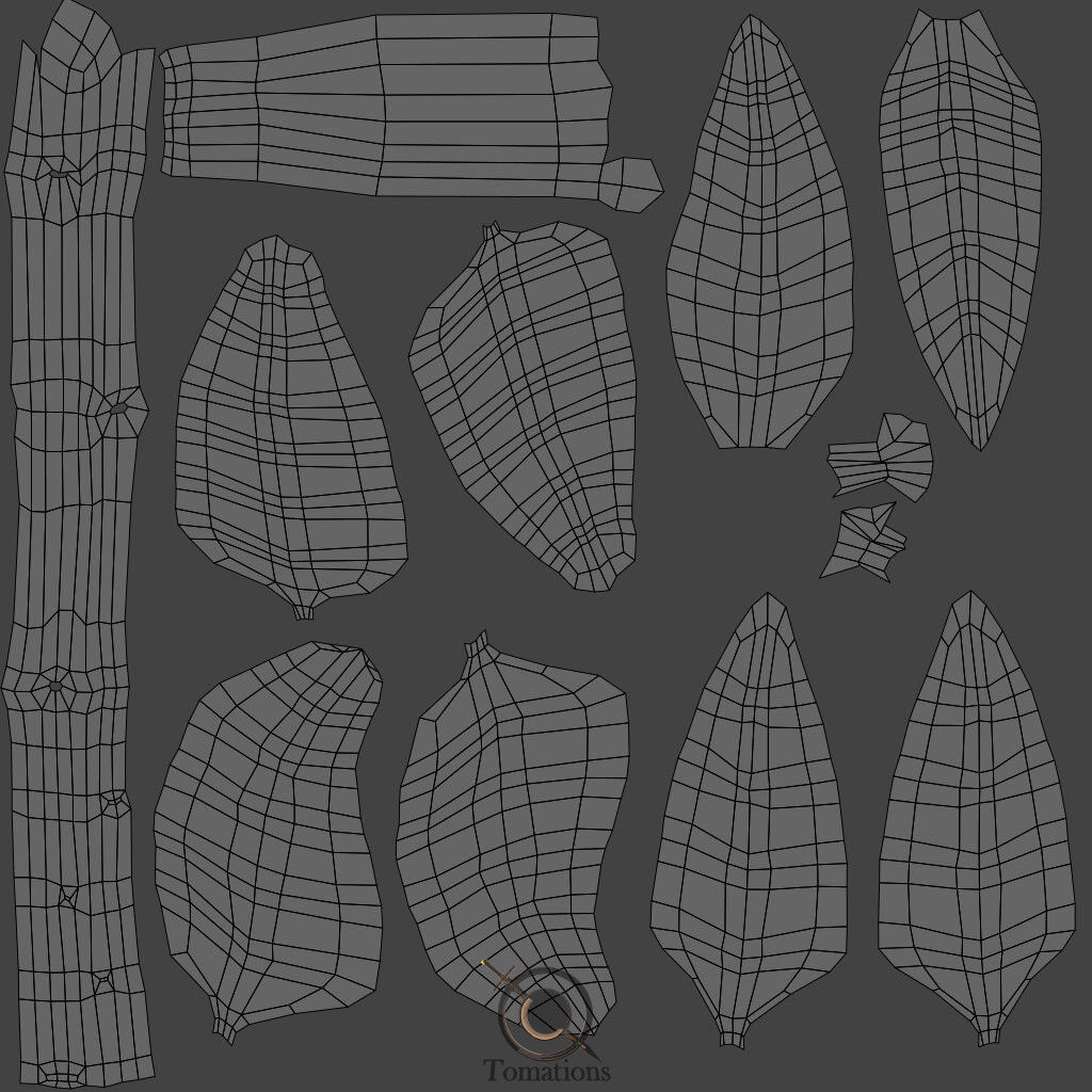 Sprout plant in pot 3D model_55