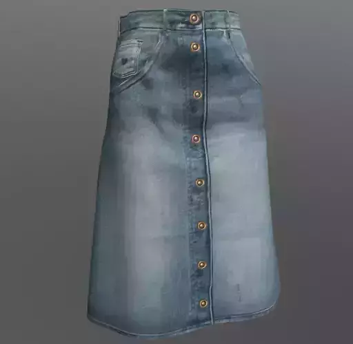 Denim skirt