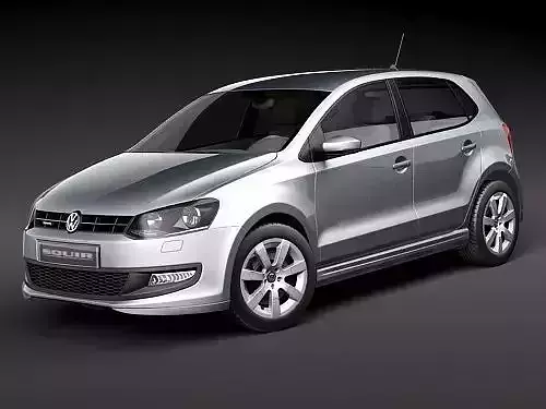 Volkswagen Polo BlueMotion 2010 3D Model