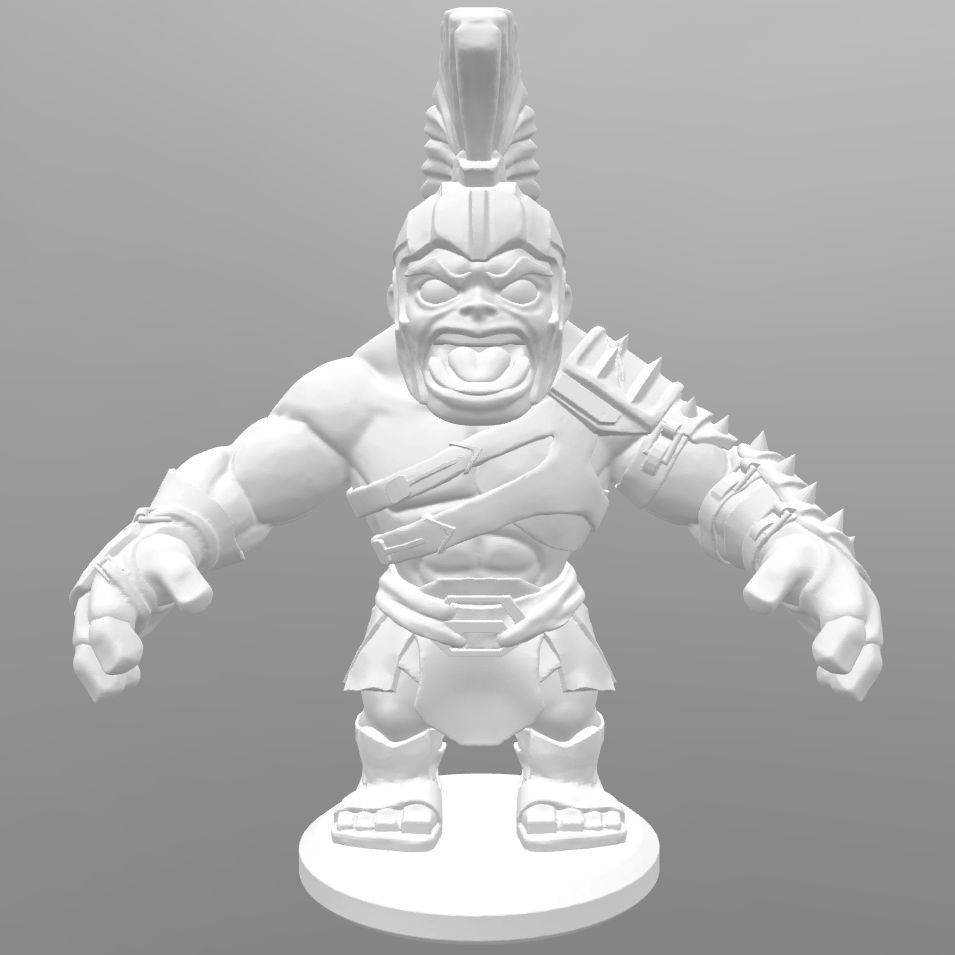 Hulk Chibi 3D print model_2