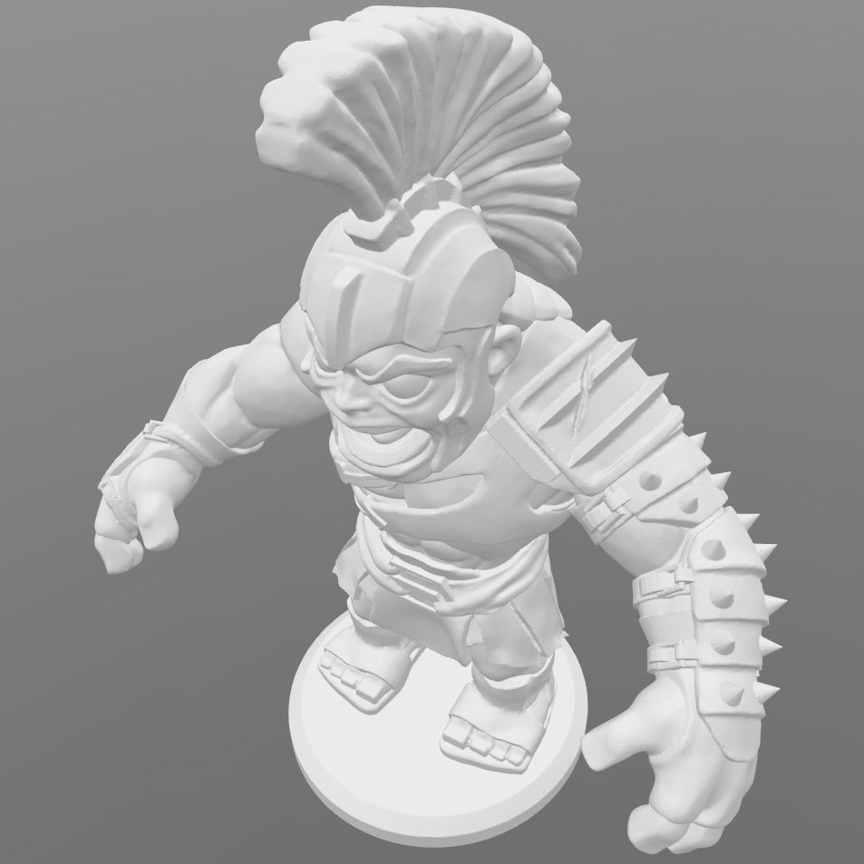Hulk Chibi 3D print model_3