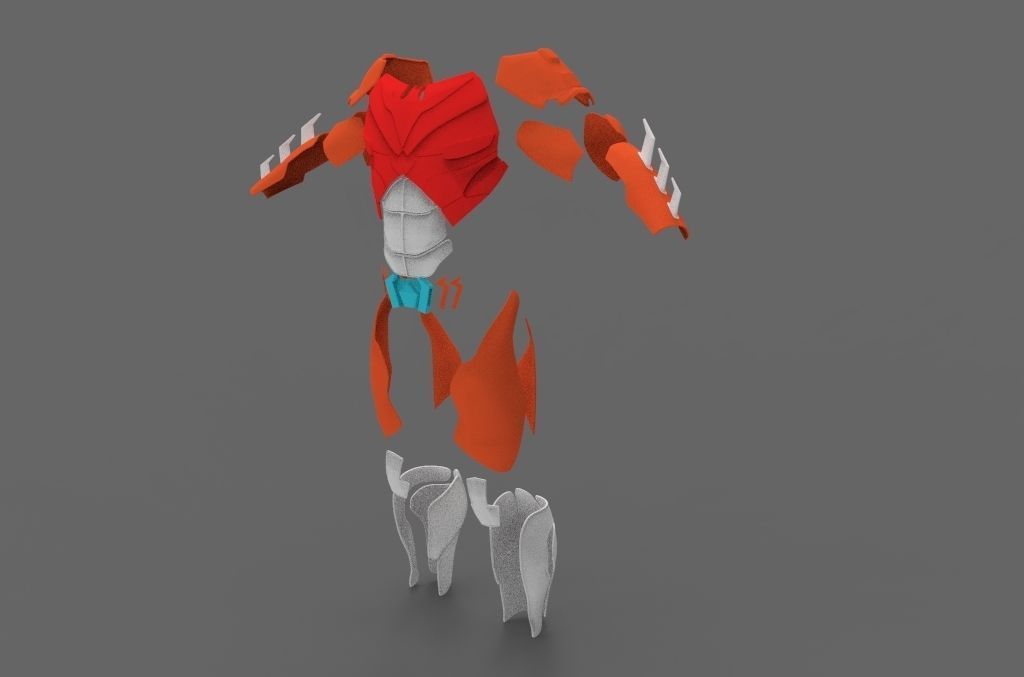 Batman Injsutice 2 Armor Pieces Print 3D print model_4