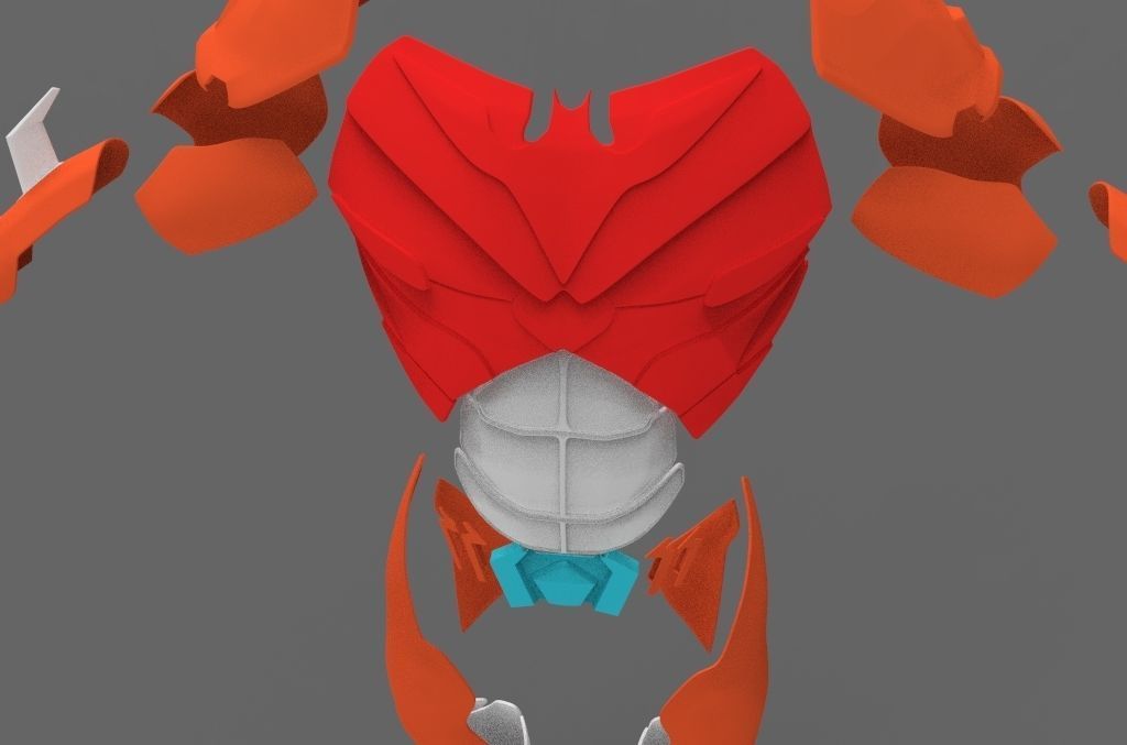 Batman Injsutice 2 Armor Pieces Print 3D print model_3