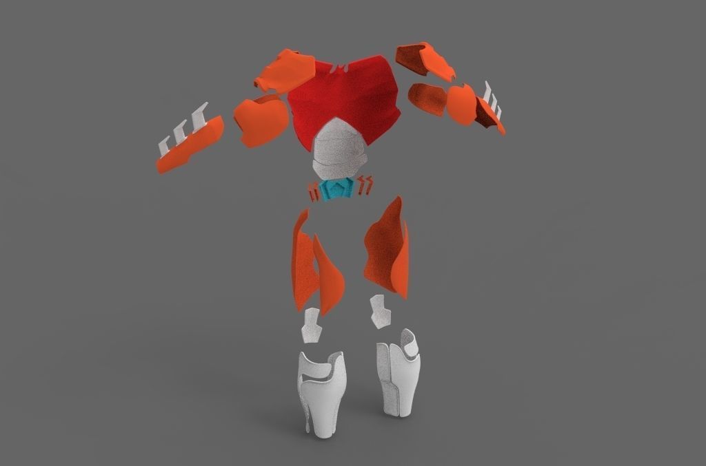 Batman Injsutice 2 Armor Pieces Print 3D print model_5