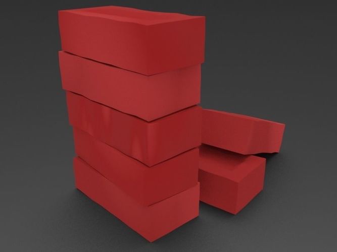 Brick Stack 2 3D model