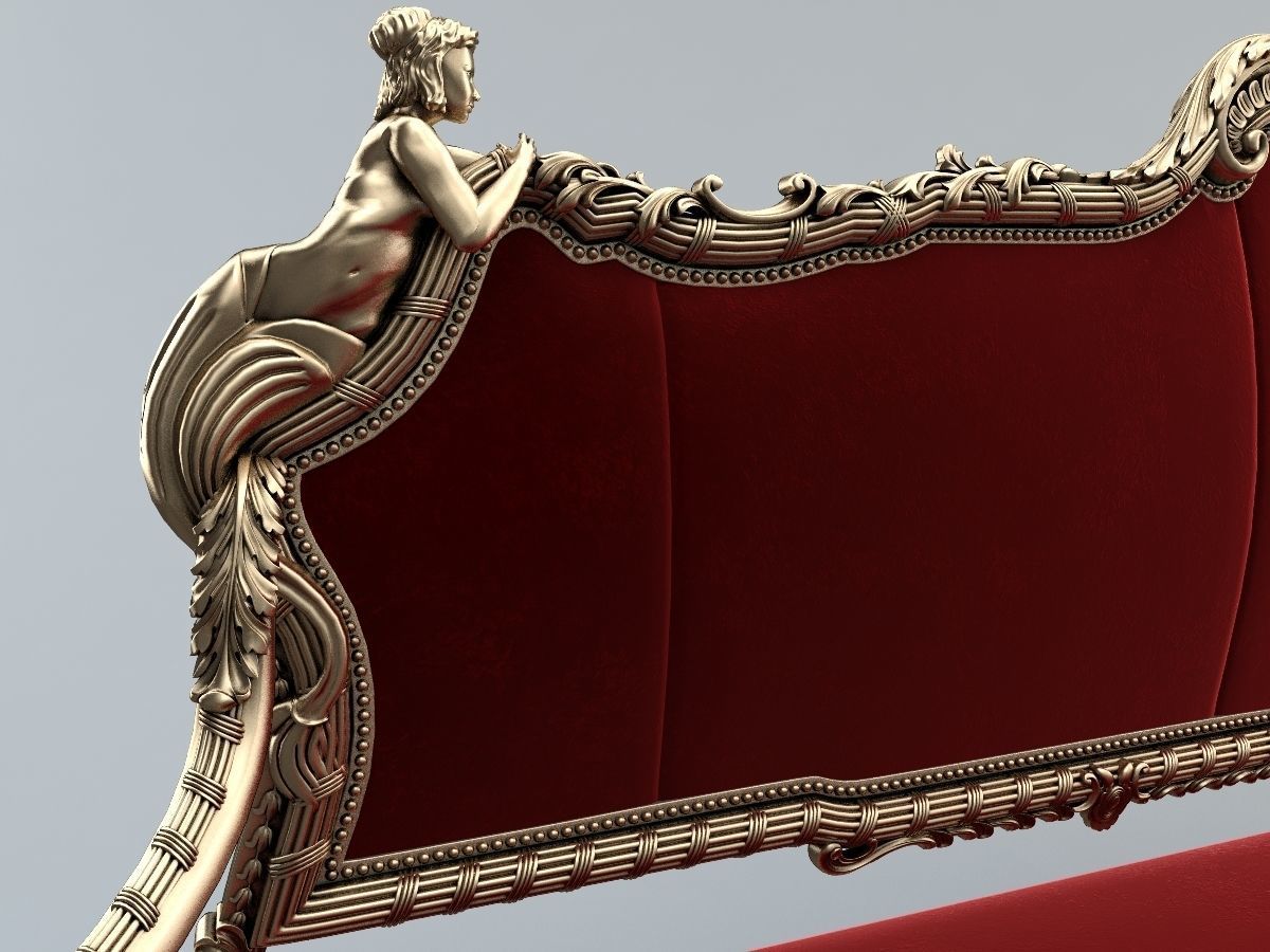 Genoese settee 3D model_8