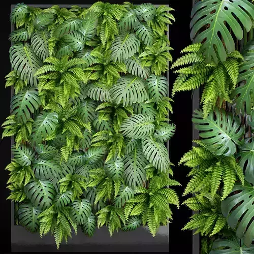 Vertical gardening 3D model