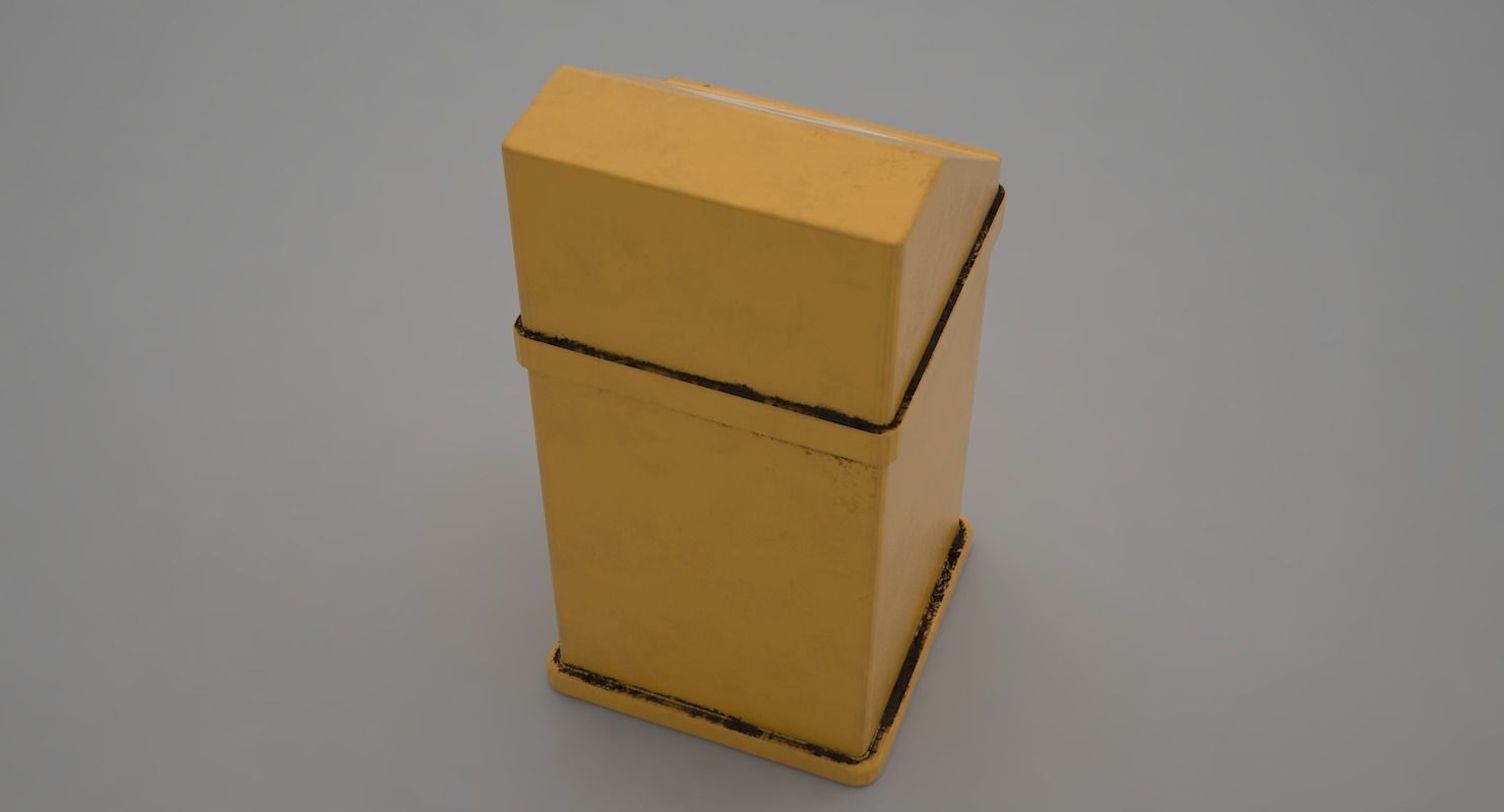 Garbage Can 3D model_2