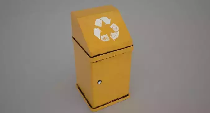 Garbage Can 3D model