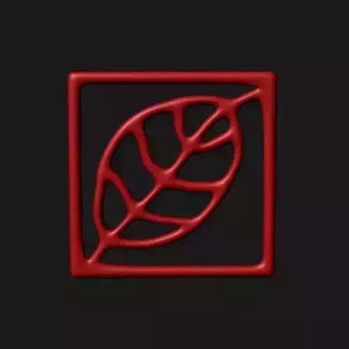 Abstract Leaf 3D model