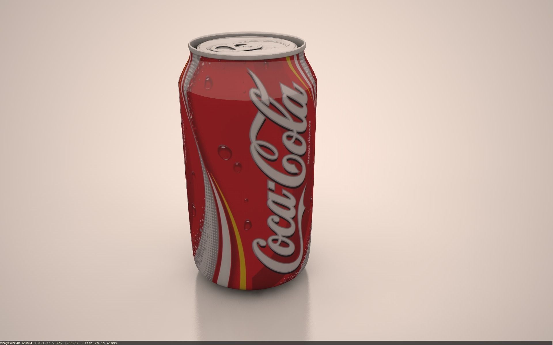 Coca Cola can 3D model_2