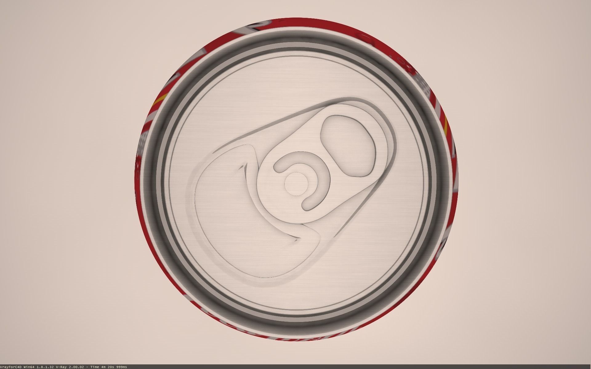 Coca Cola can 3D model_4