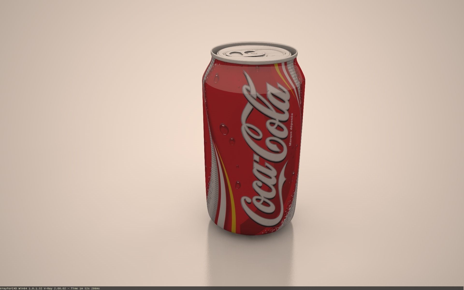 Coca Cola can 3D model_1