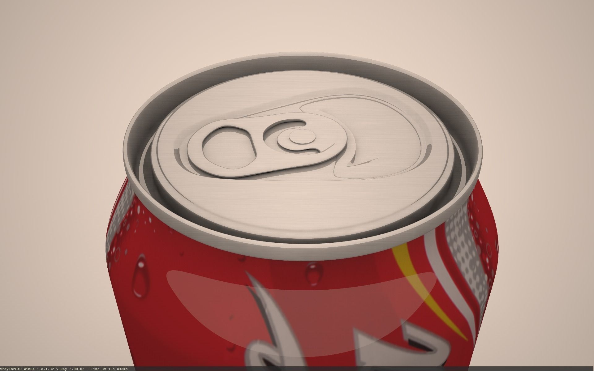 Coca Cola can 3D model_3