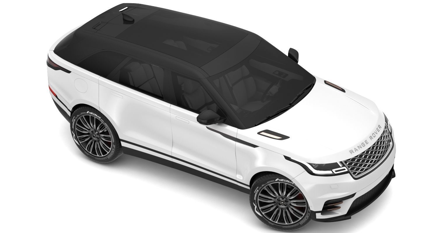 2018 Land Rover Range Rover Velar Fuji White 3D model_3