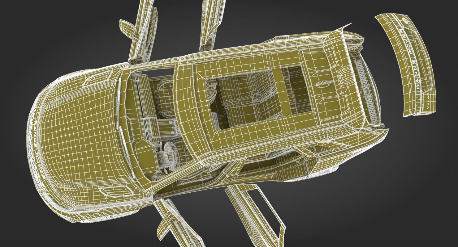 2018 Land Rover Range Rover Velar Fuji White 3D model_35