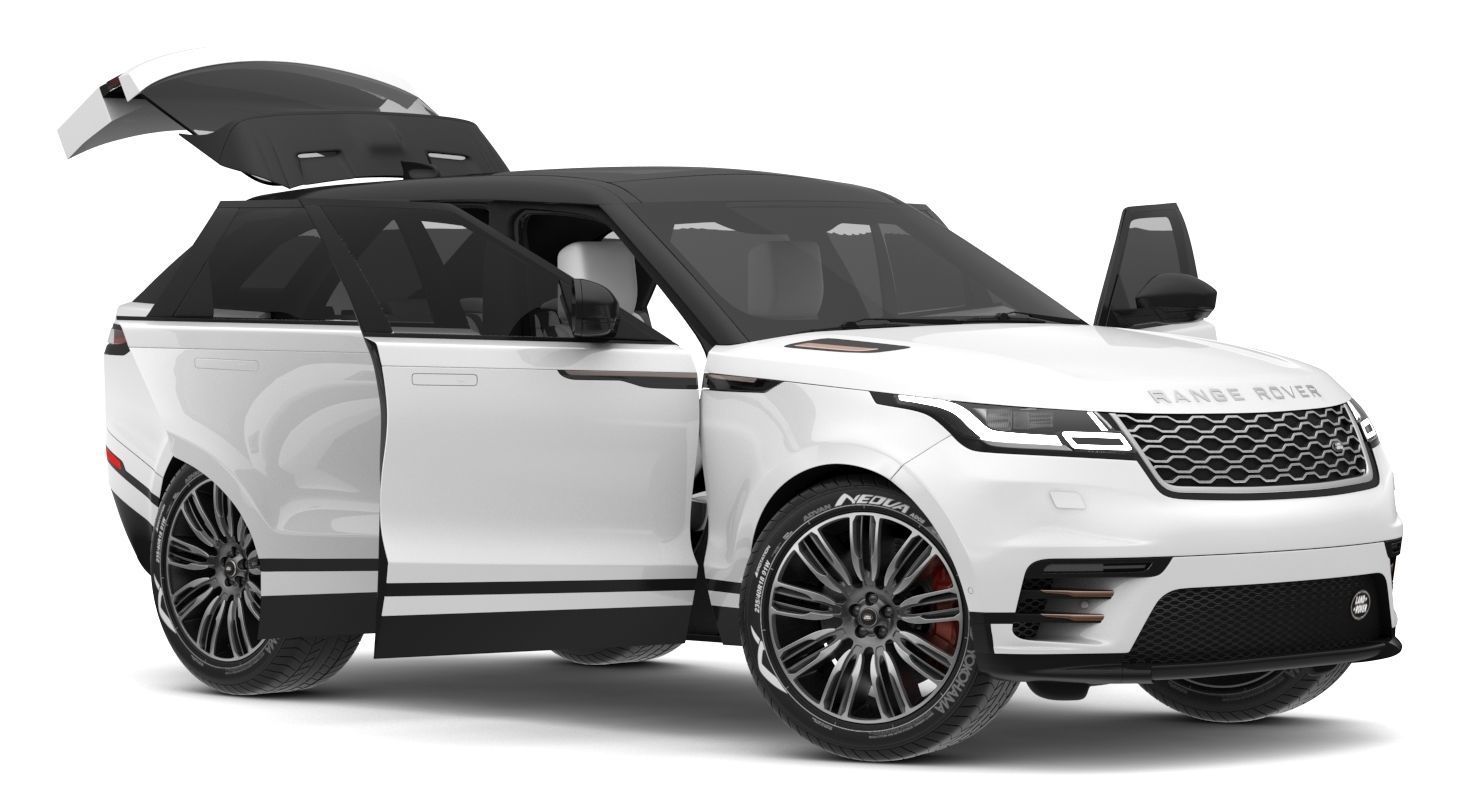 2018 Land Rover Range Rover Velar Fuji White 3D model_10
