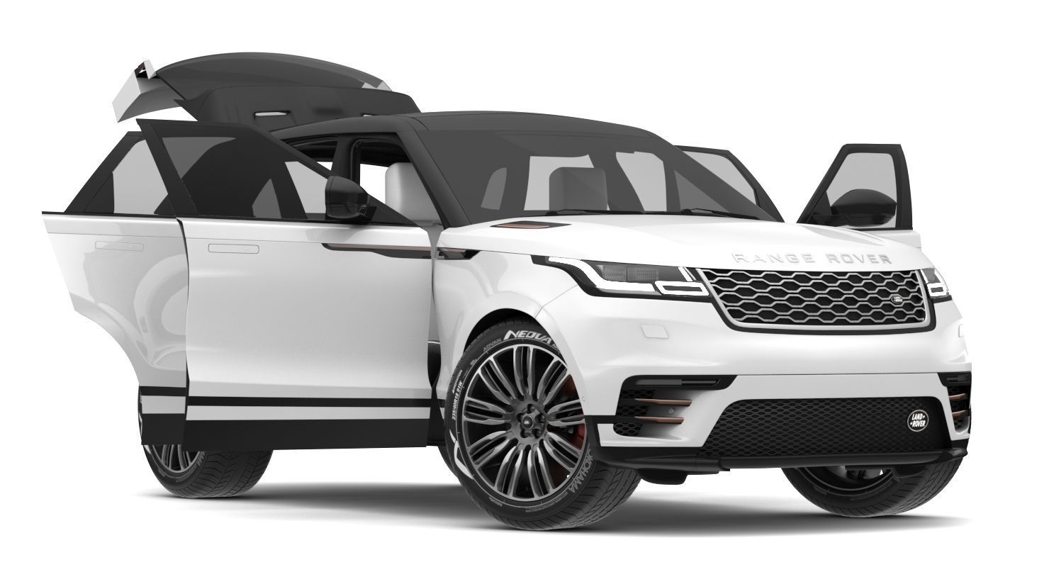 2018 Land Rover Range Rover Velar Fuji White 3D model_14