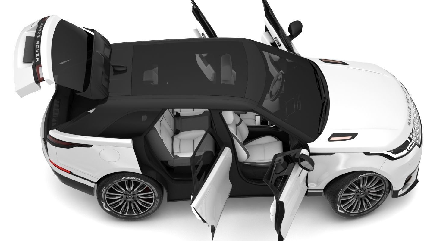2018 Land Rover Range Rover Velar Fuji White 3D model_20