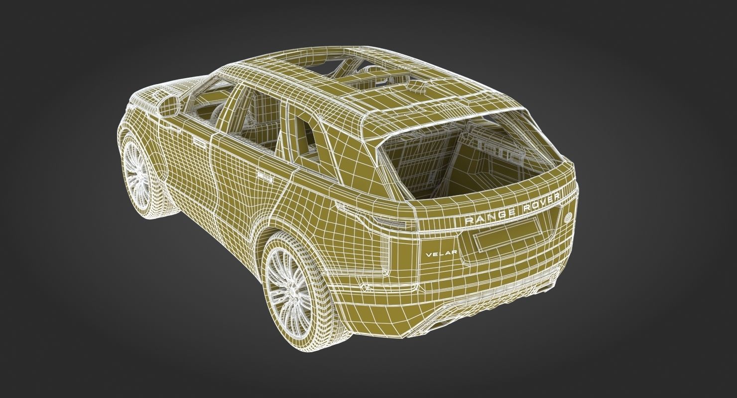 2018 Land Rover Range Rover Velar Fuji White 3D model_29