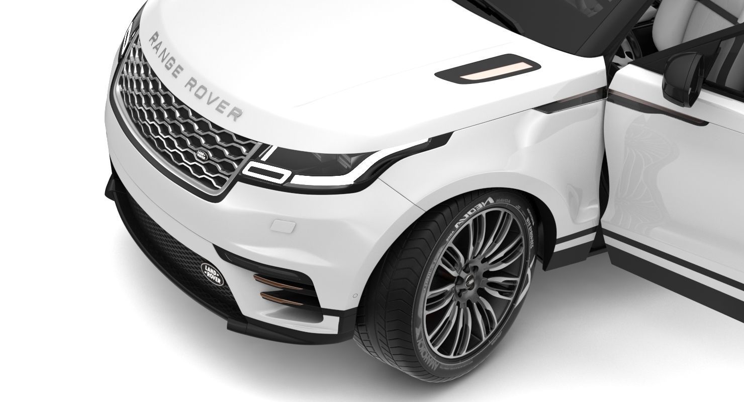 2018 Land Rover Range Rover Velar Fuji White 3D model_15