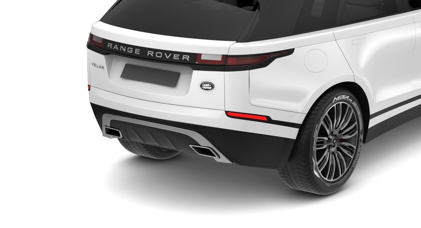 2018 Land Rover Range Rover Velar Fuji White 3D model_5