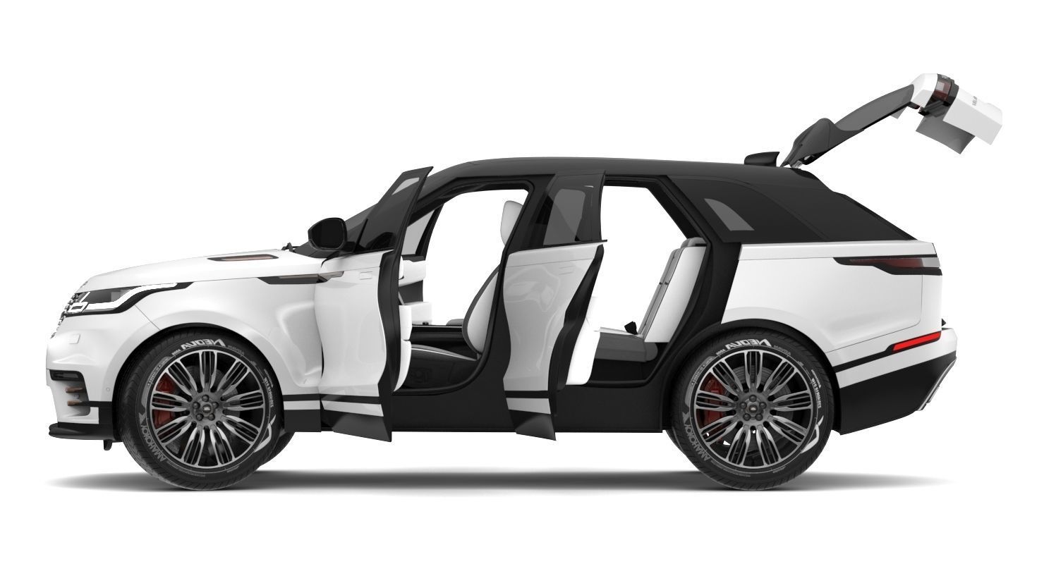2018 Land Rover Range Rover Velar Fuji White 3D model_12