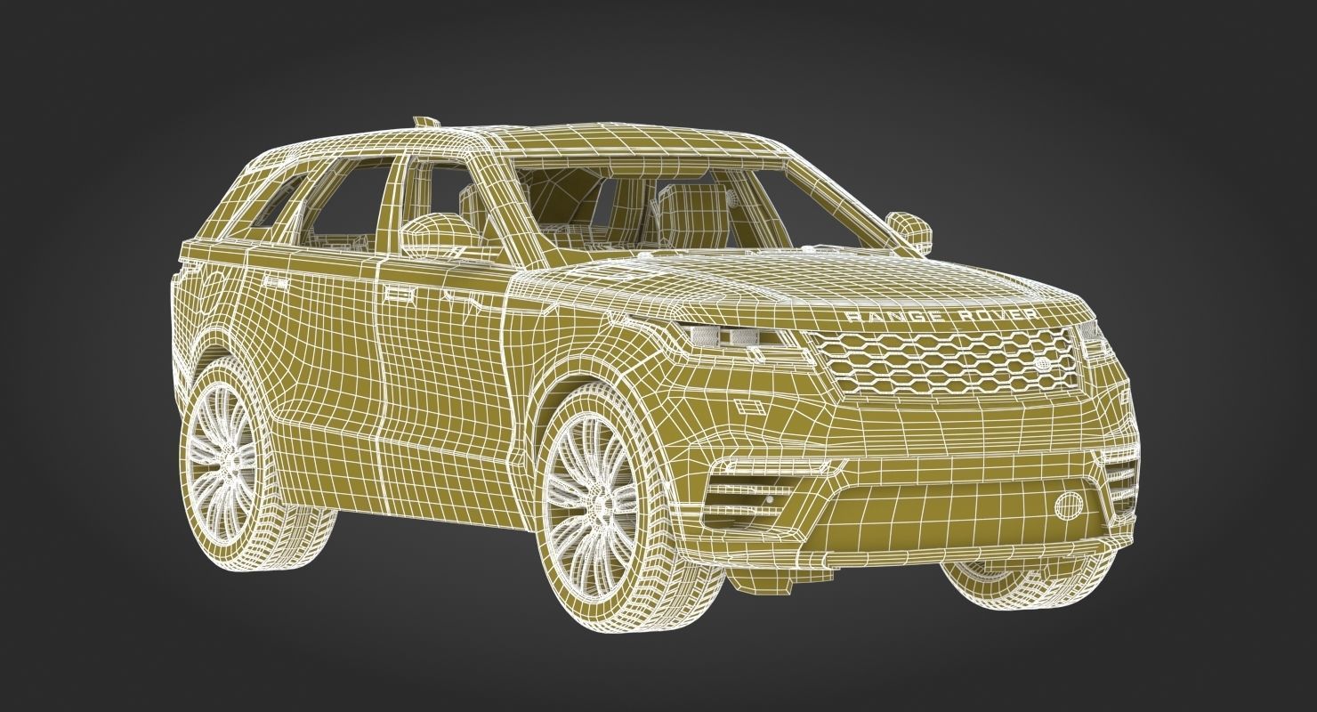 2018 Land Rover Range Rover Velar Fuji White 3D model_23