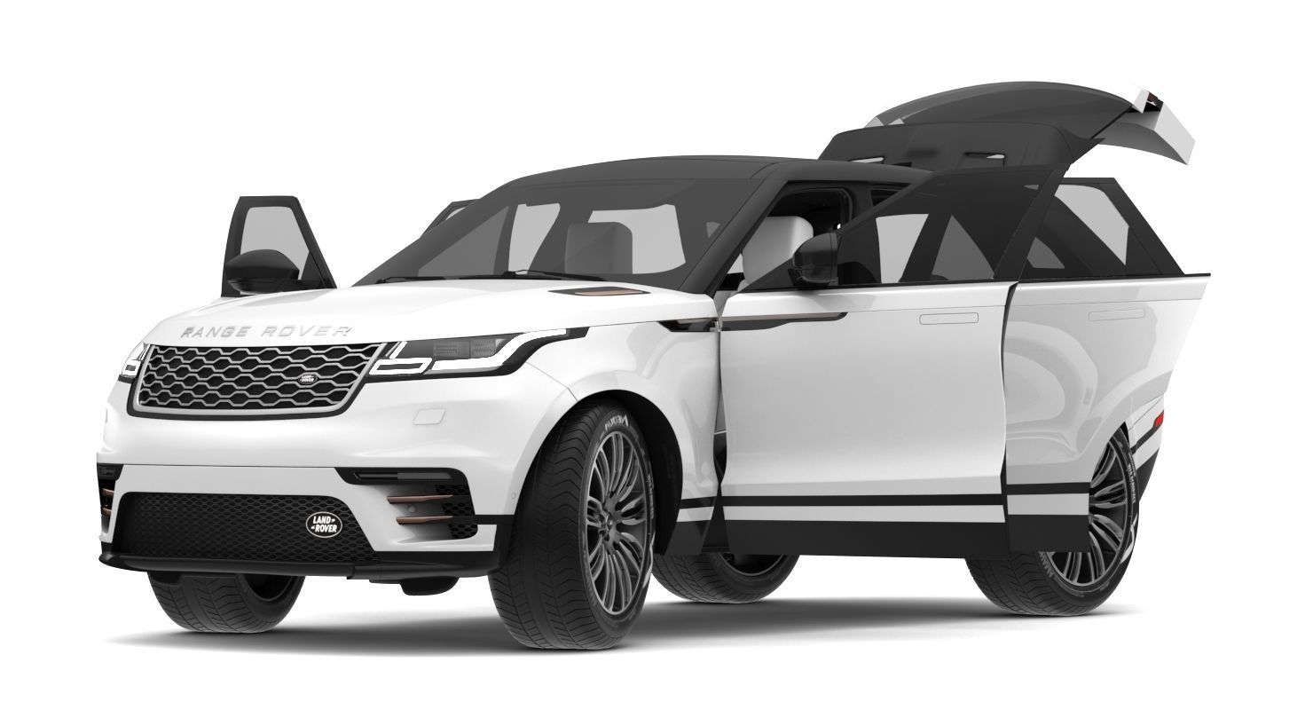 2018 Land Rover Range Rover Velar Fuji White 3D model_11