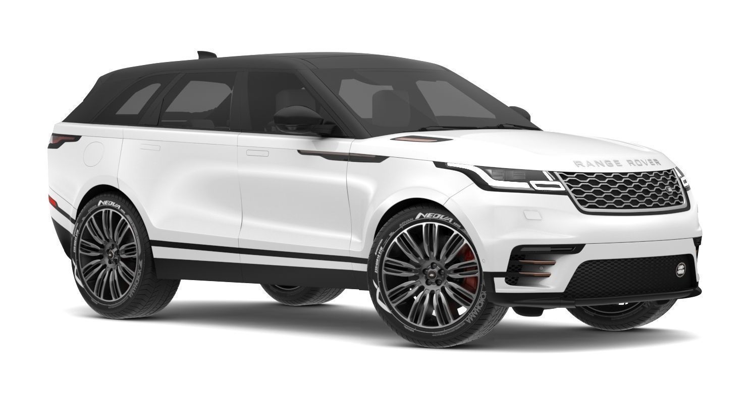 2018 Land Rover Range Rover Velar Fuji White 3D model_1