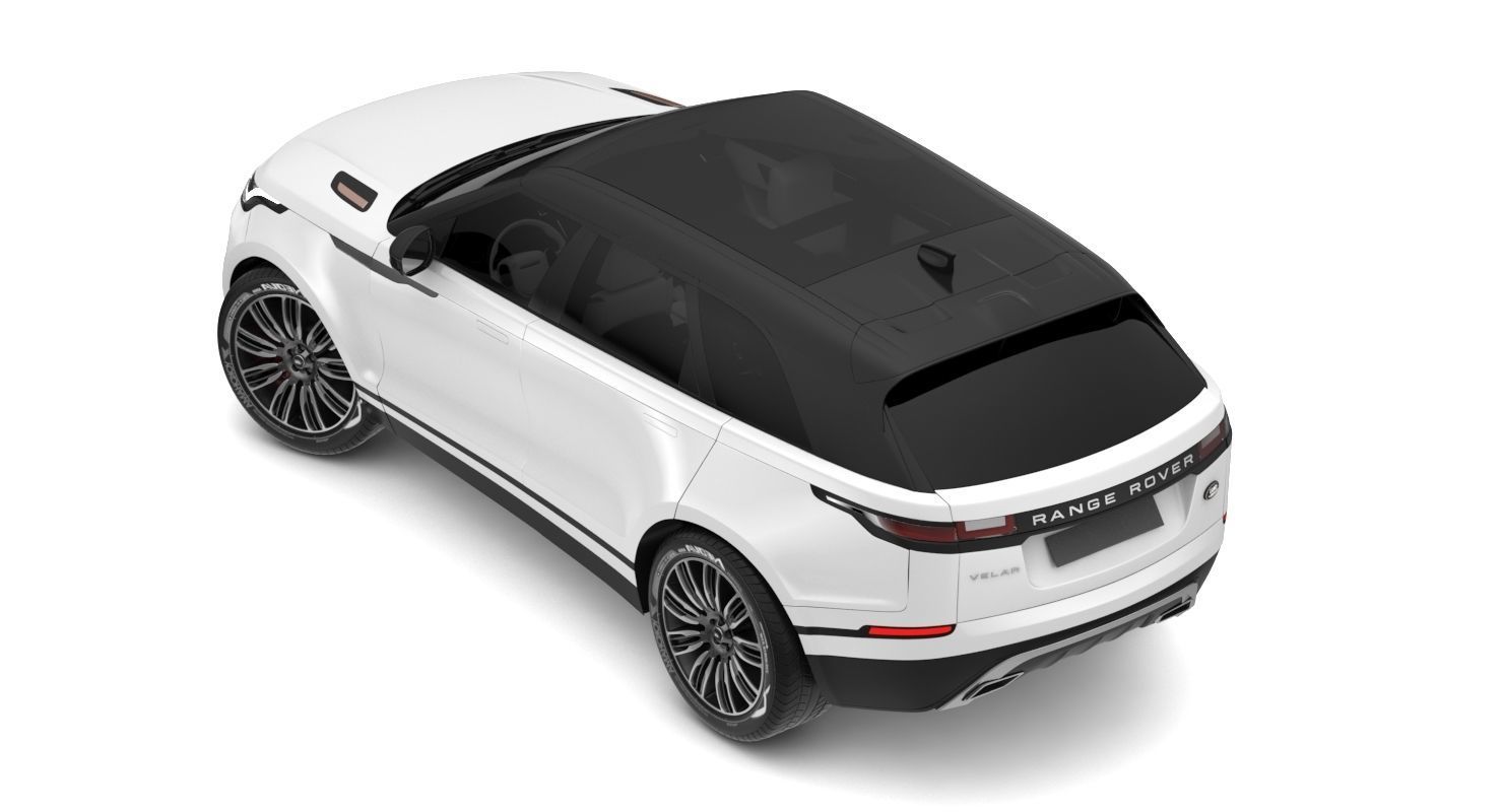 2018 Land Rover Range Rover Velar Fuji White 3D model_8