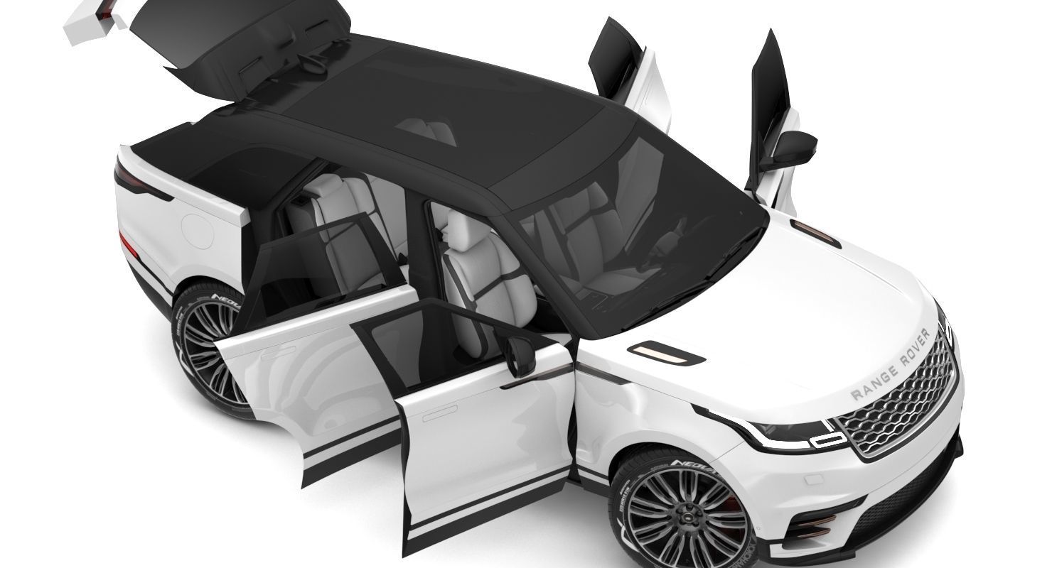 2018 Land Rover Range Rover Velar Fuji White 3D model_13