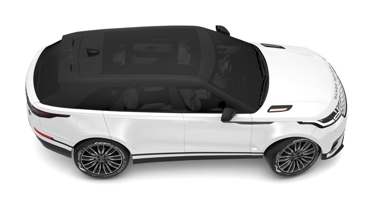 2018 Land Rover Range Rover Velar Fuji White 3D model_7