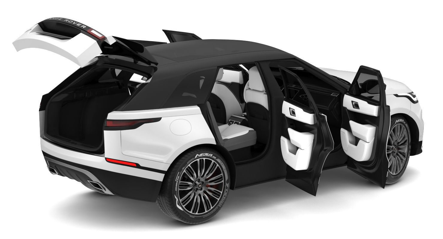 2018 Land Rover Range Rover Velar Fuji White 3D model_19