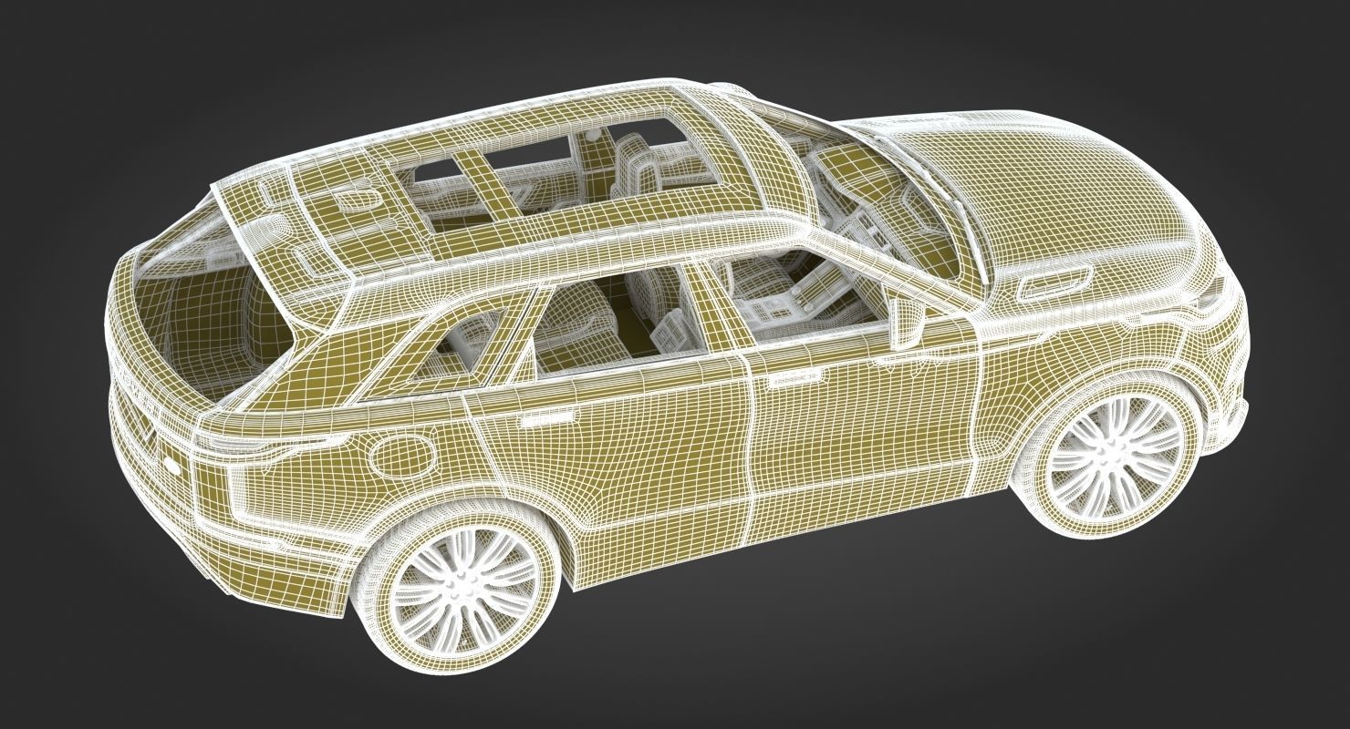 2018 Land Rover Range Rover Velar Fuji White 3D model_22