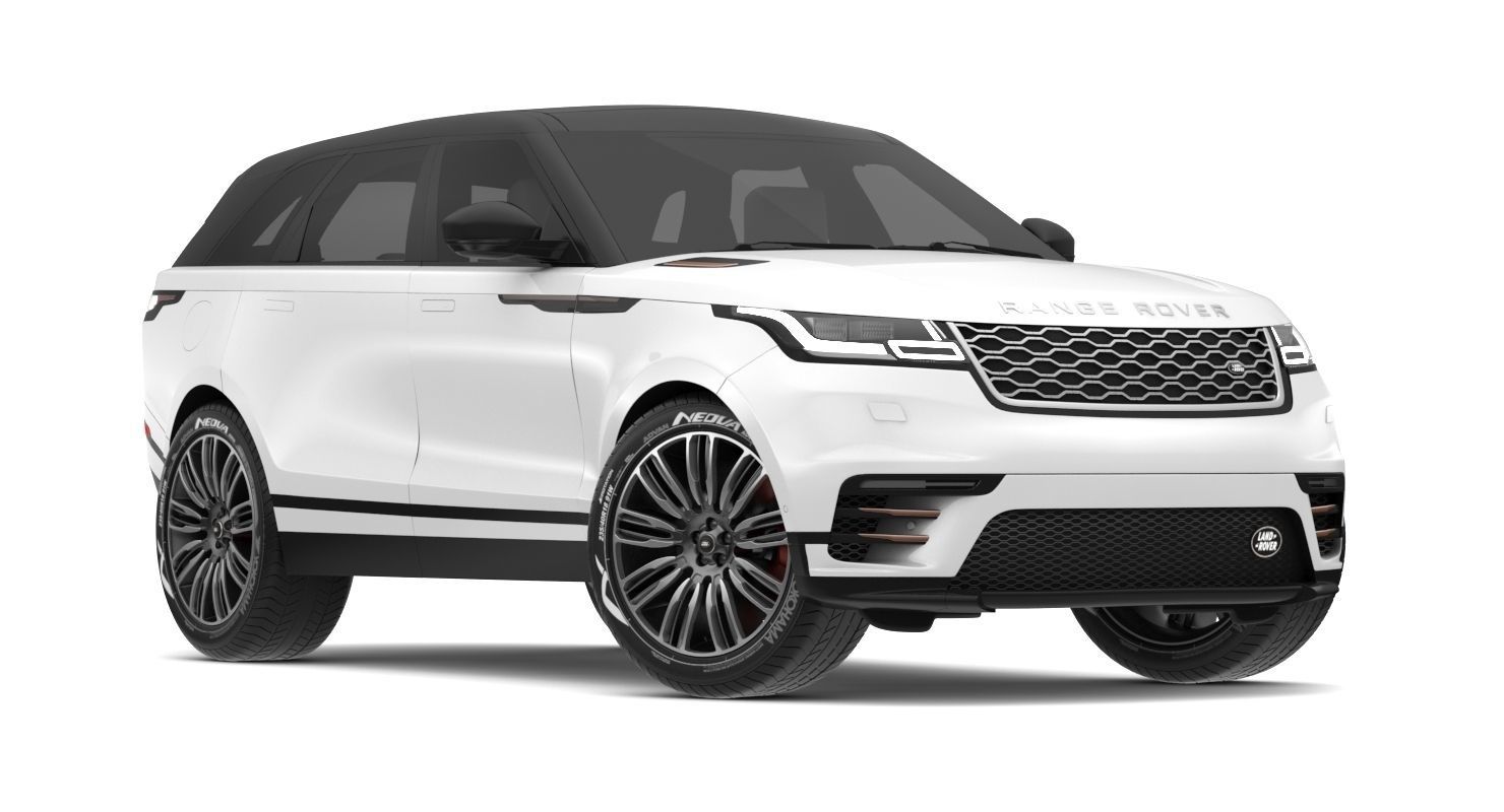 2018 Land Rover Range Rover Velar Fuji White 3D model_4