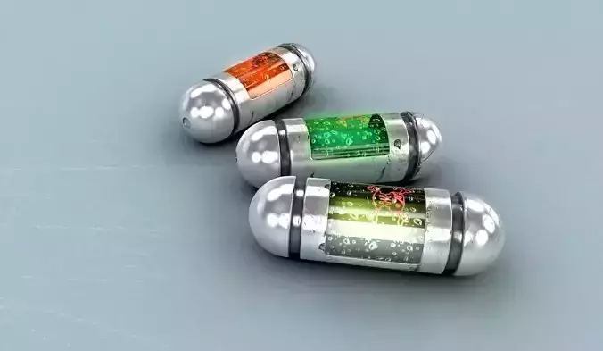 Capsule Sci-Fi 3D model