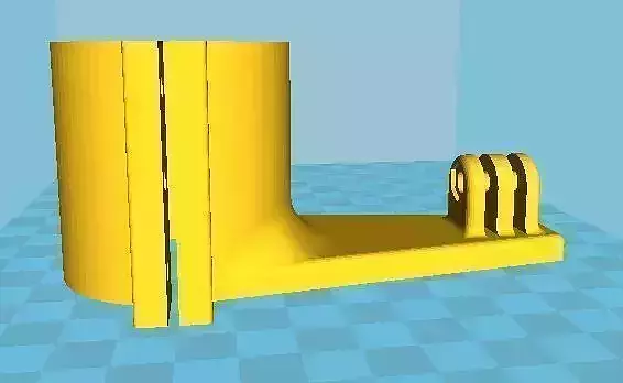 GoPRO Mound for Bike Motorbike Shock Damper Mount 3D print model