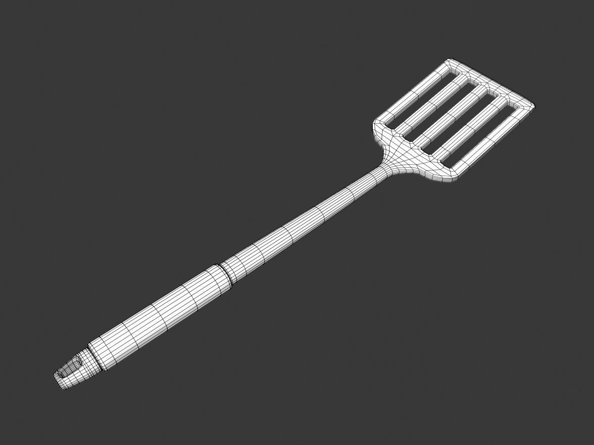 Spatula kitchen 3D model_2