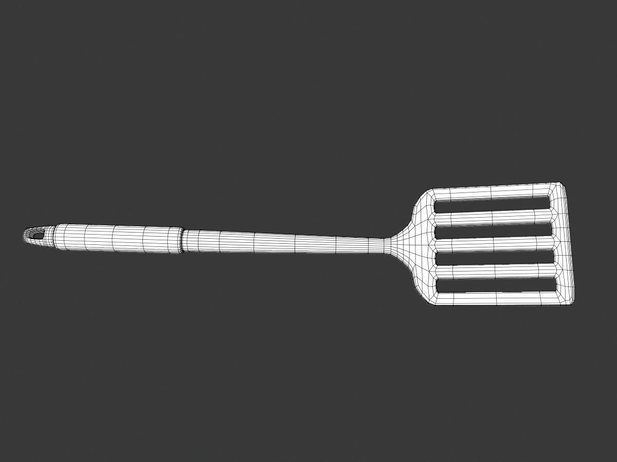 Spatula kitchen 3D model_3