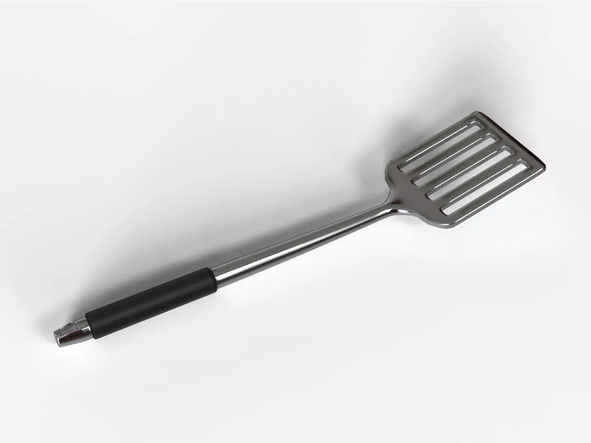 Spatula kitchen 3D model_0