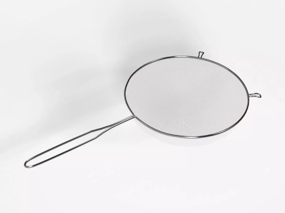 Strainer metal 3D model_0