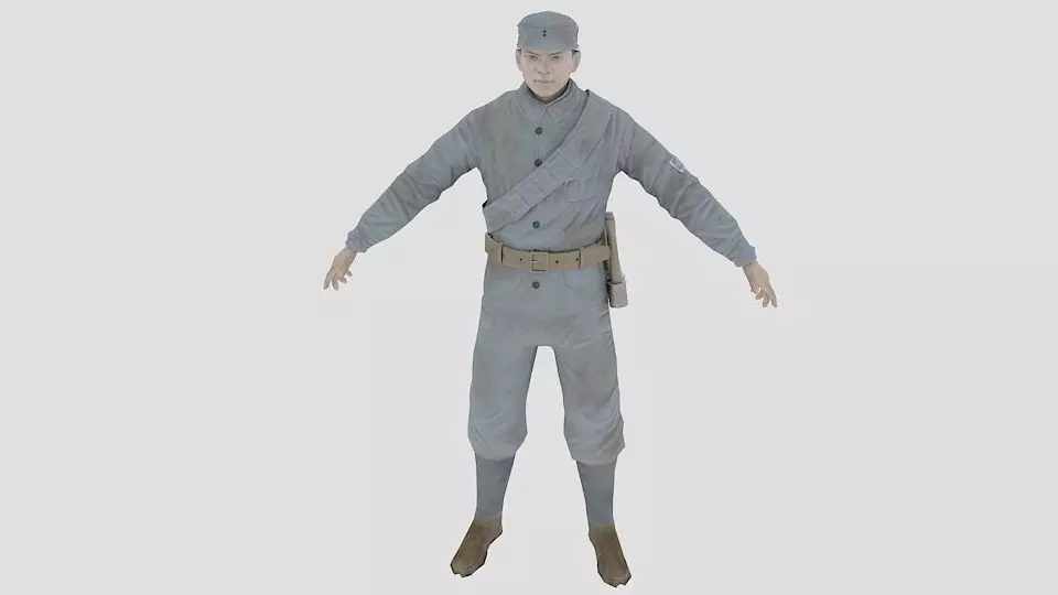 the Communist Party Low-poly 3D model_0