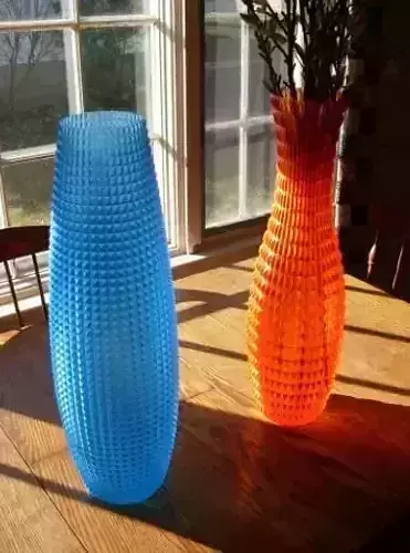 Vase home Faceted 3D print model
