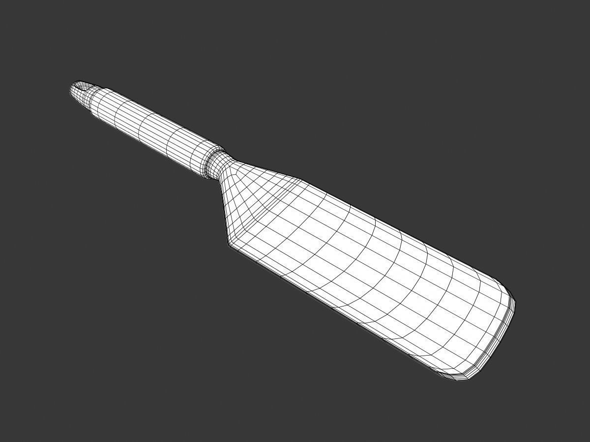Turner spatula 3D model_2