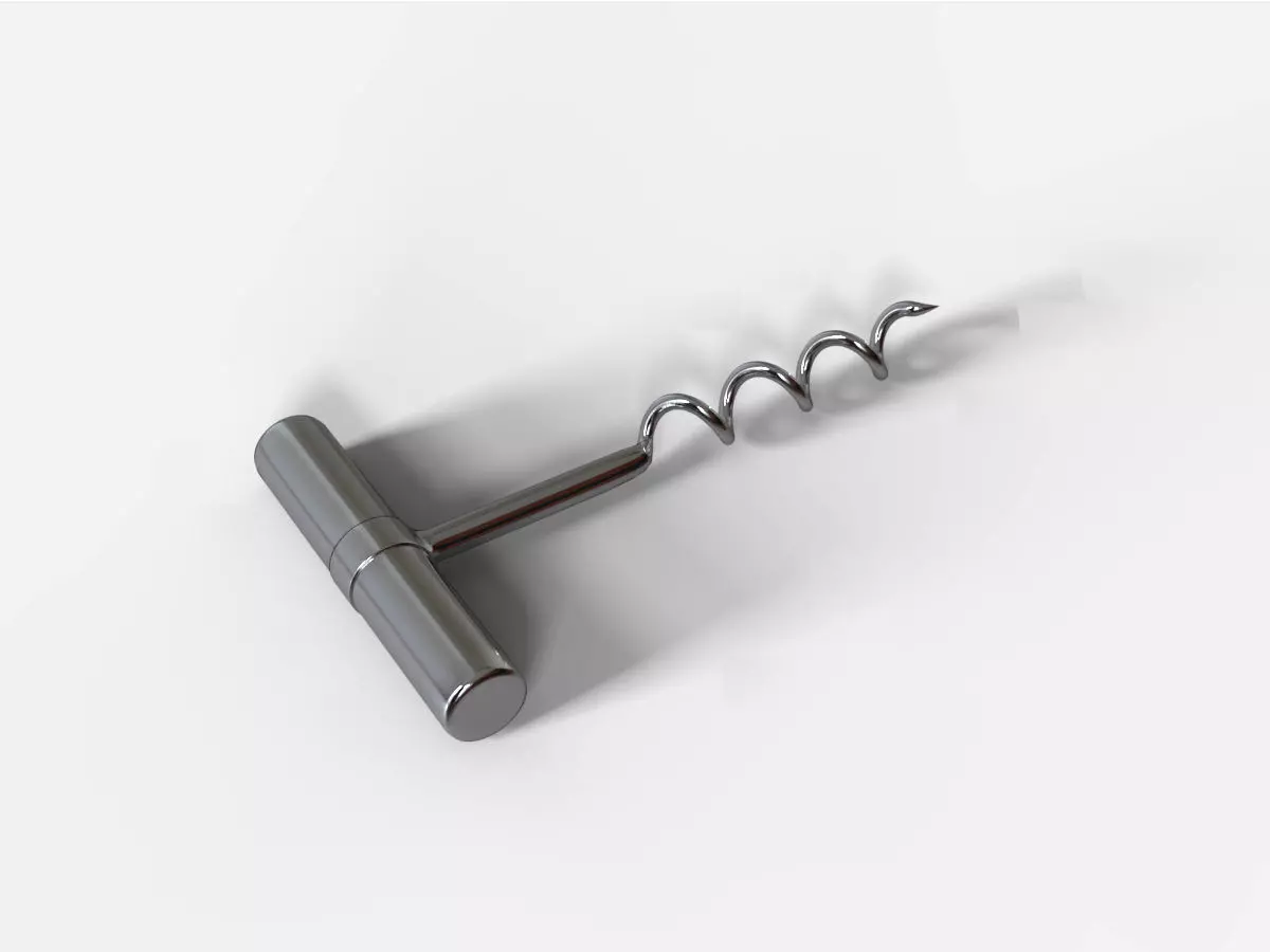 Wine Opener 3D model_0