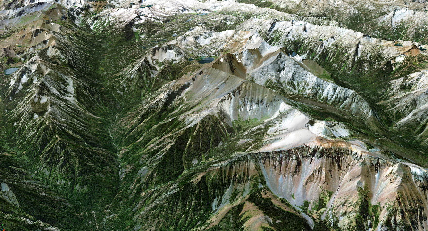 Wallowa Mountains 3D model_4