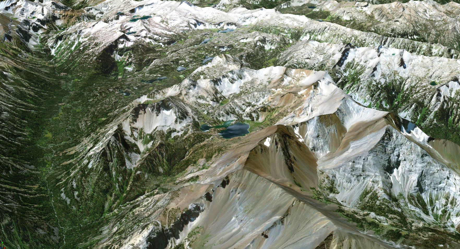 Wallowa Mountains 3D model_3