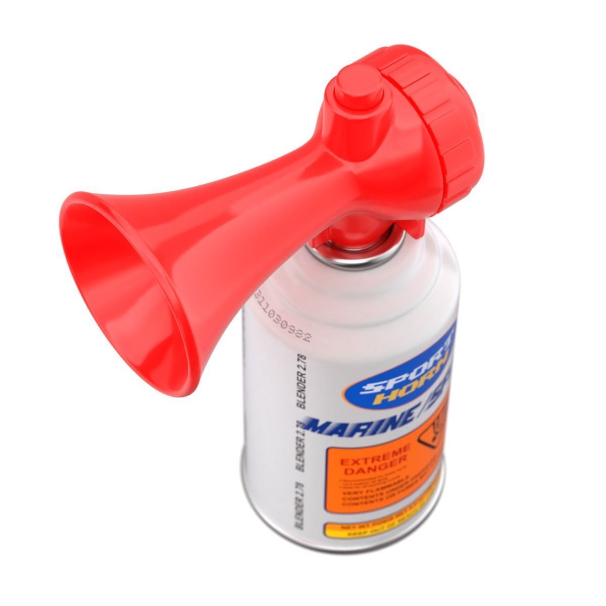 Air Horn 3D model_13