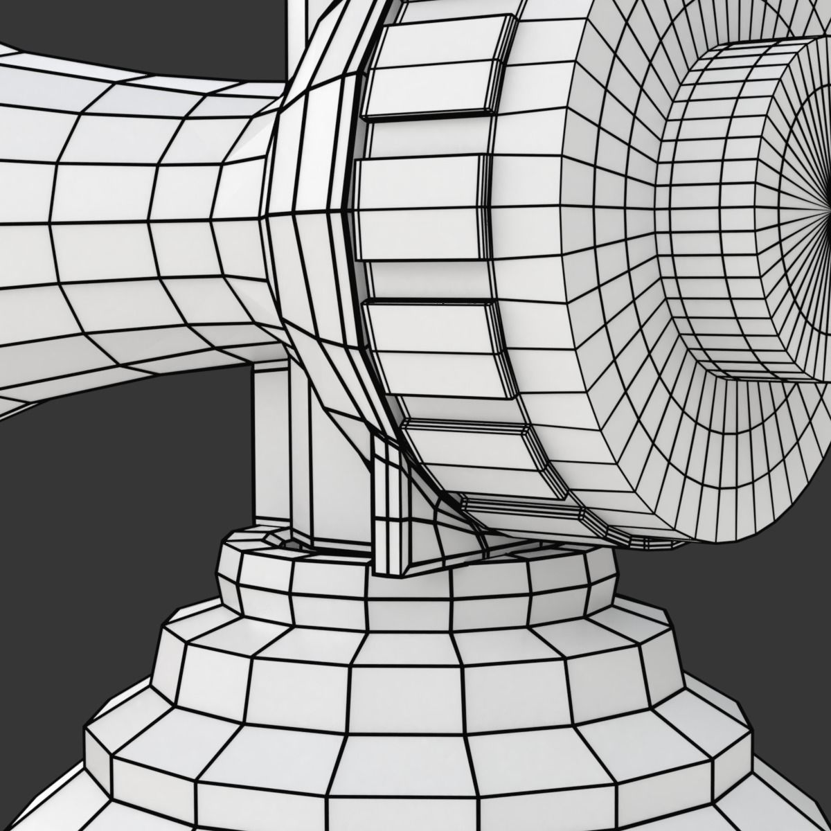 Air Horn 3D model_28